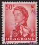 Hong Kong 1962 Personajes 50 ¢ Verde Scott 210